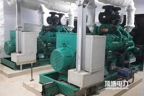 两台600KW广西顶博发电机组制造