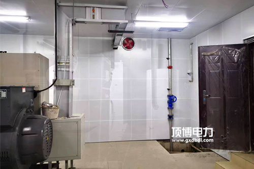 广西顶博发电机组制造的冷却系统